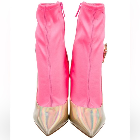 Christian Louboutin Patent Leather Booties - Picture 2 of 5